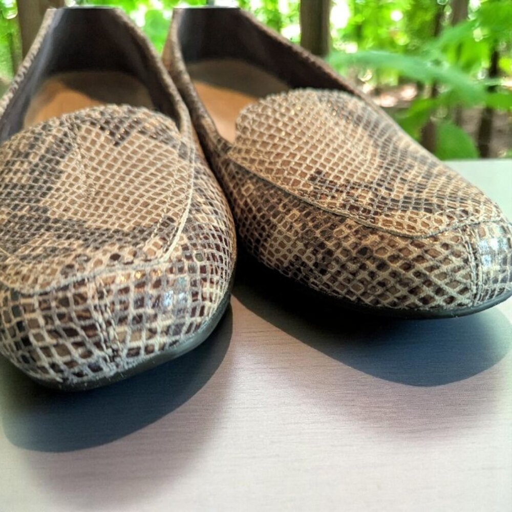 Clarks Artisan Timeless Natural Python Loafers - … - image 7